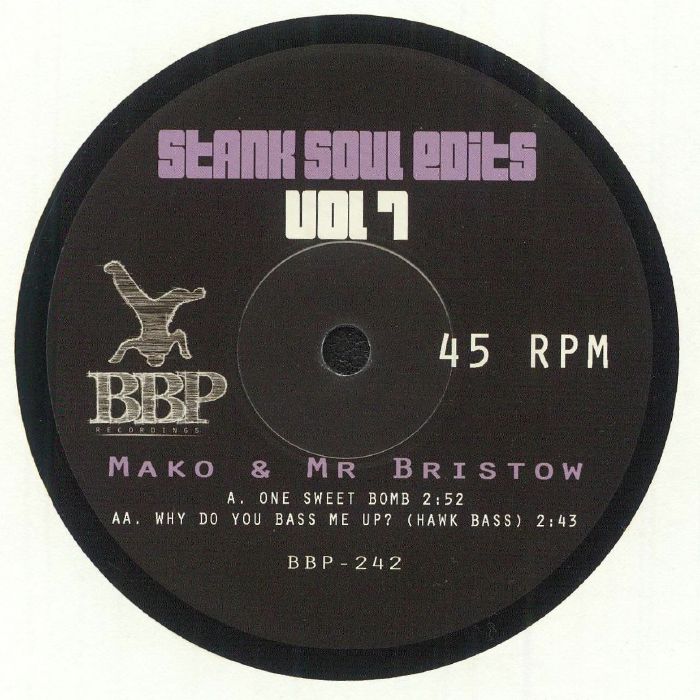 Stank Soul Edits Vol. 7 - Vinyl Single vinyl record cover