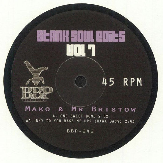 Stank Soul Edits Vol. 7 - Vinyl Single vinyl record cover