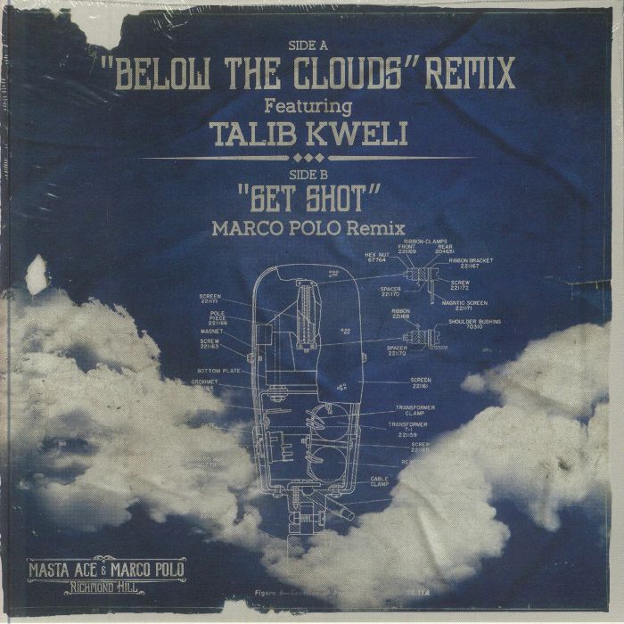 Below The Clouds (Remix) - Vinyl Single vinyl record cover