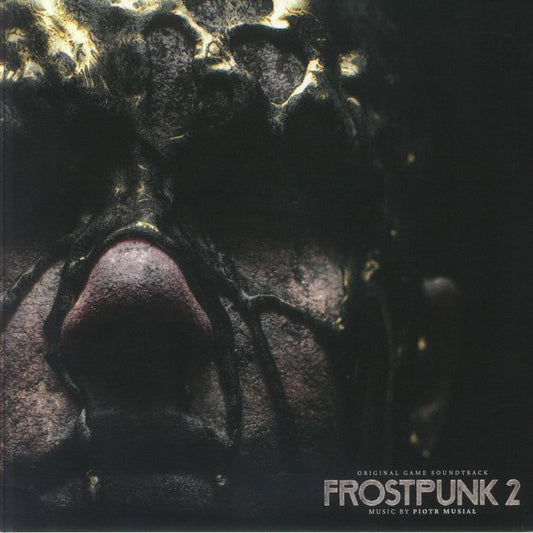 Frostpunk 2 (Soundtrack) - Gold & Black Splatter Vinyl LP vinyl record cover
