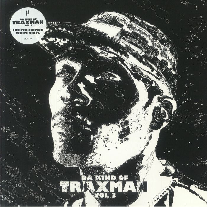 Da Mind Of Traxman Vol 3 - Limited Edition White Vinyl LP vinyl record cover