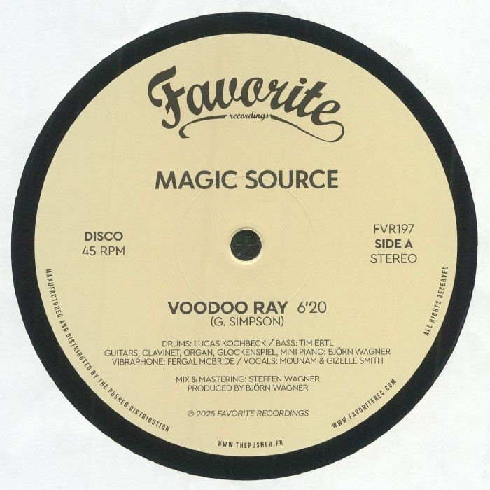 Voodoo Ray - Vinyl Single vinyl record cover