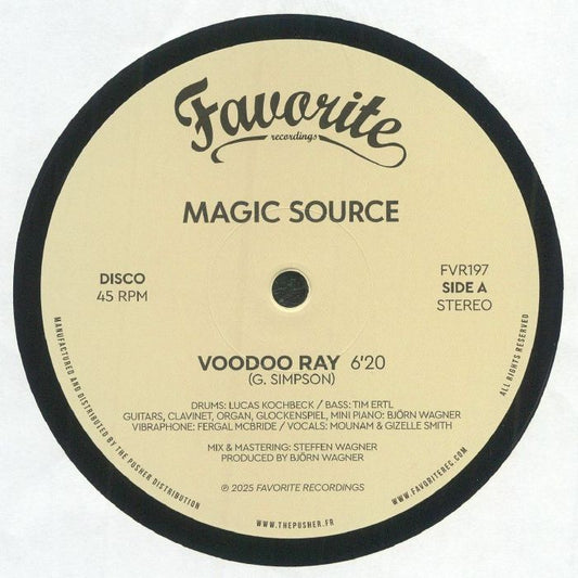 Voodoo Ray - Vinyl Single vinyl record cover