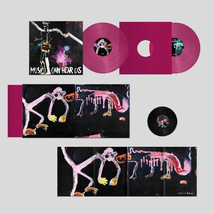 Music Can Hear Us - Limited Transparent Magenta Vinyl 2xLP vinyl record cover