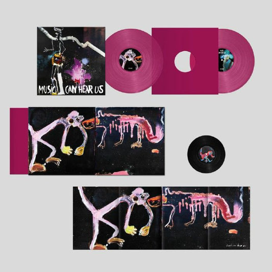 Music Can Hear Us - Limited Transparent Magenta Vinyl 2xLP vinyl record cover