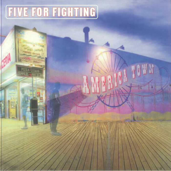 America Town - Limited Edition Translucent Blue Vinyl LP vinyl record cover
