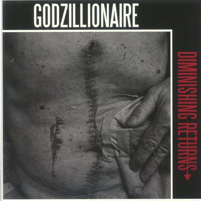 Diminishing Returns - Red and Black Marbled Vinyl LP vinyl record cover
