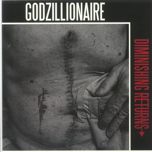 Diminishing Returns - Red and Black Marbled Vinyl LP vinyl record cover