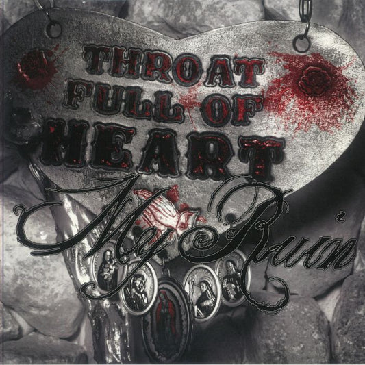 Throat Full Of Heart - Metallic Silver Vinyl LP vinyl record cover