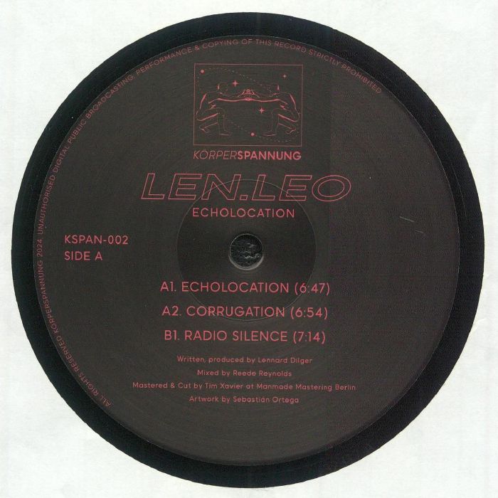 Echolocation - Vinyl EP vinyl record cover