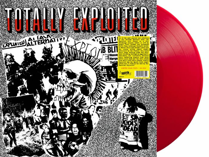 Totally Exploited - Limited Edition Red Vinyl LP vinyl record cover