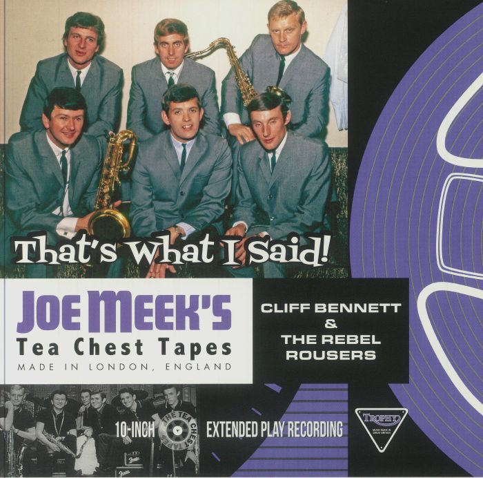Joe Meek's Tea Chest Tapes: That's What I Said - Vinyl LP vinyl record cover