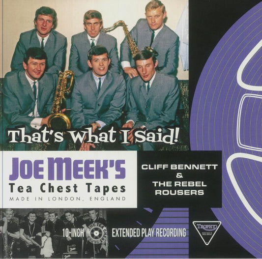 Joe Meek's Tea Chest Tapes: That's What I Said - Vinyl LP vinyl record cover