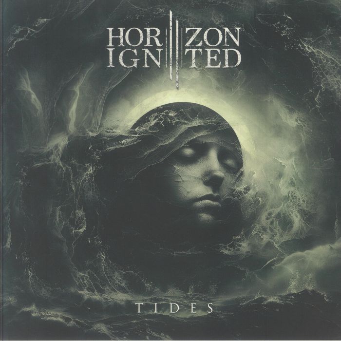Tides - Black & White Splatter Vinyl LP vinyl record cover