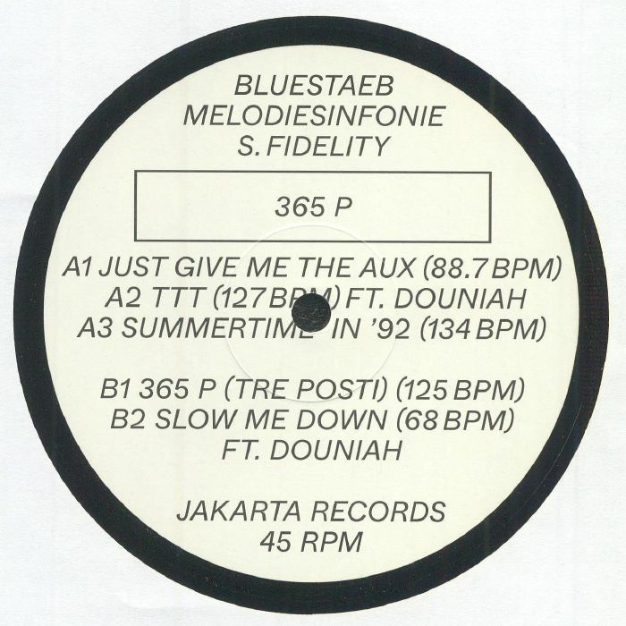 365 P - Vinyl EP vinyl record cover