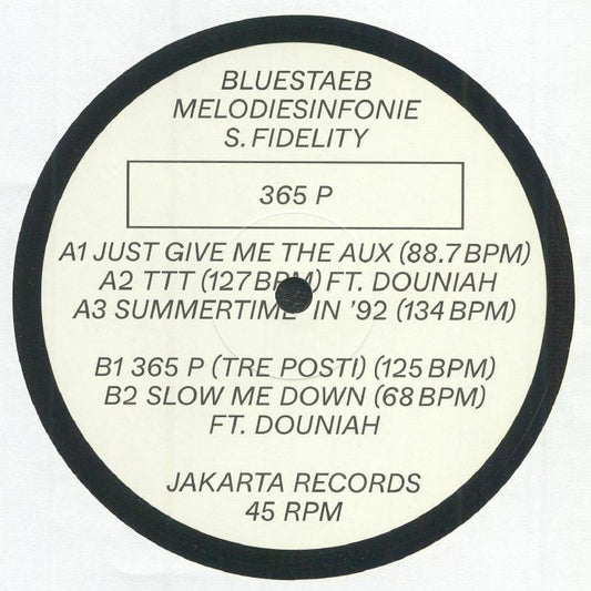 365 P - Vinyl EP vinyl record cover