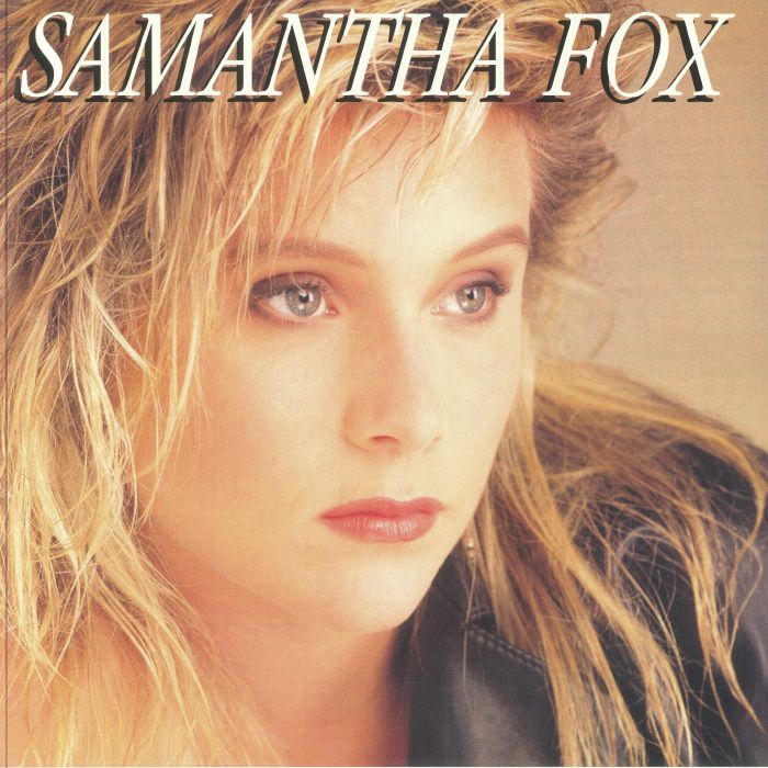 Samantha Fox - Caramel Gold and Silver Vinyl LP vinyl record cover