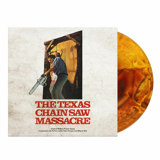The Texas Chain Saw Massacre - Orange & Yellow Vinyl LP vinyl record cover