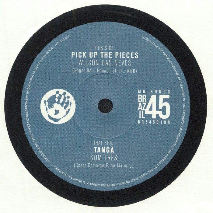 Pick Up The Pieces / Tanga - Vinyl Single vinyl record cover