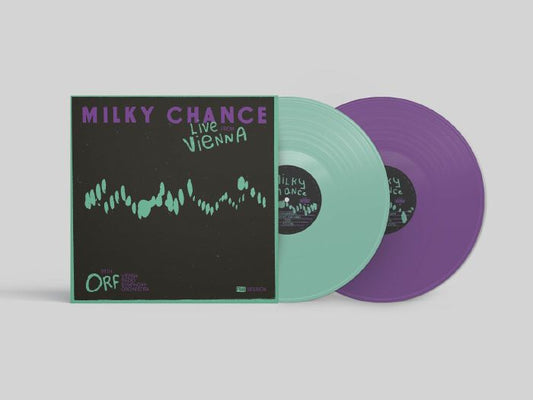Live From Vienna - Teal & Purple Vinyl 2xLP vinyl record cover