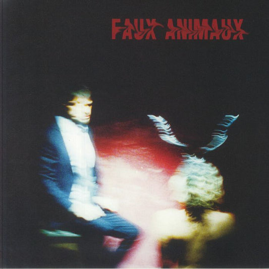 Faux Animaux - Red Splatter Vinyl LP vinyl record cover