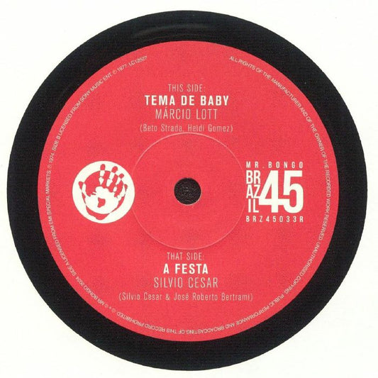 Tema De Baby - Vinyl Single vinyl record cover