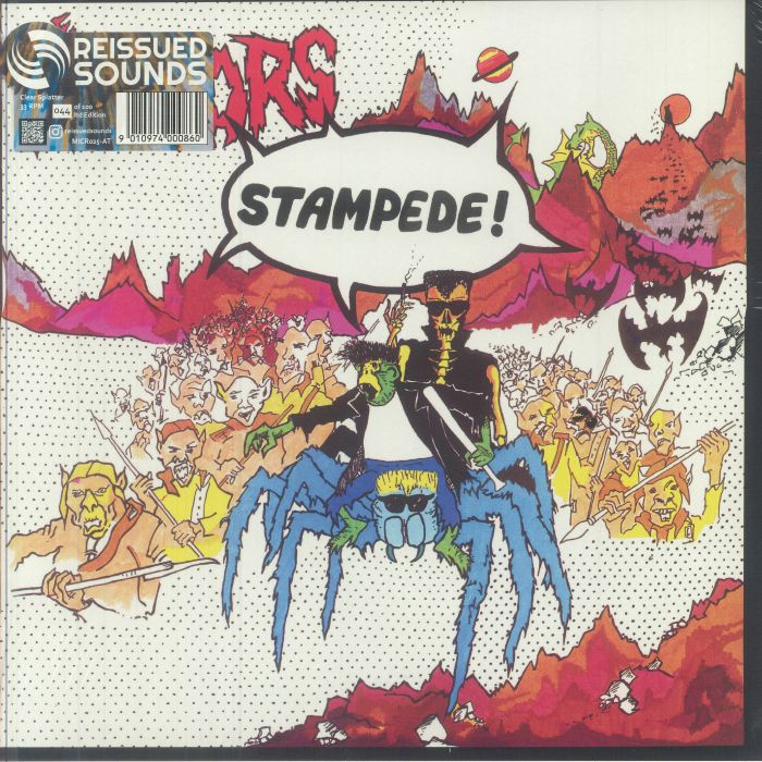 Stampede - Clear Splatter Vinyl LP vinyl record cover