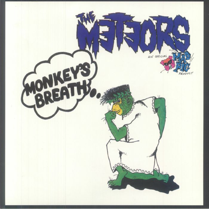 Monkey's Breath - Clear Yellow Blue Black Splatter Vinyl LP vinyl record cover