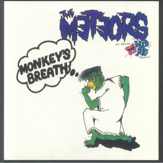 Monkey's Breath - Clear Yellow Blue Black Splatter Vinyl LP vinyl record cover