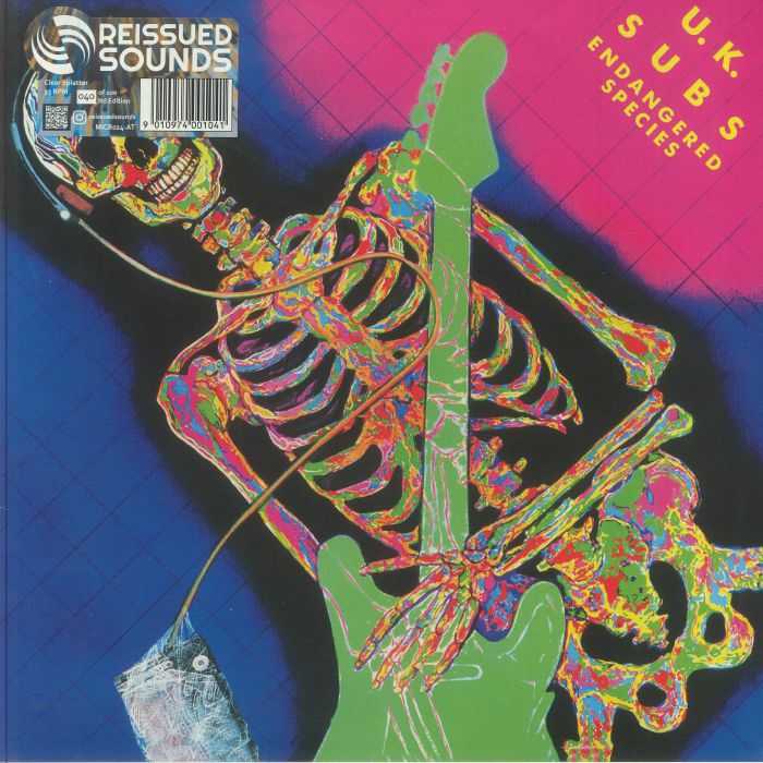 Endangered Species - Limited Edition Clear & Splattered Vinyl LP vinyl record cover