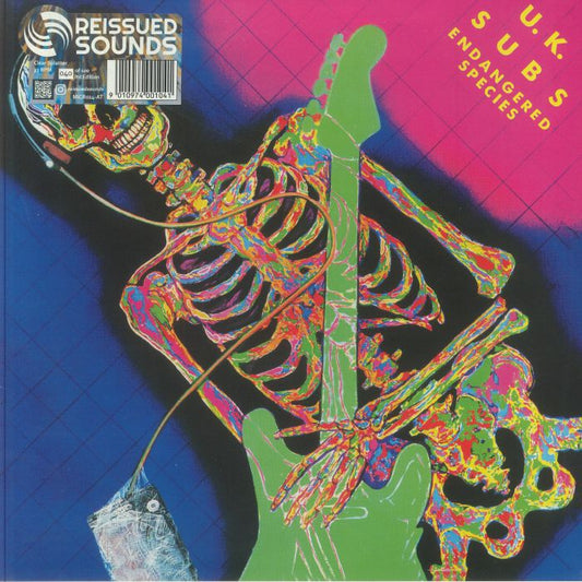 Endangered Species - Limited Edition Clear & Splattered Vinyl LP vinyl record cover