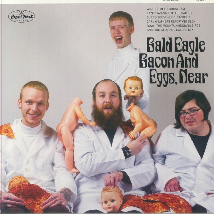 Bacon & Eggs Dear - Limited Edition Clear & White Vinyl LP vinyl record cover