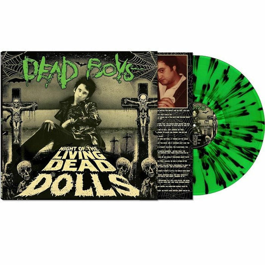 Night Of The Living Dead Dolls - Green Splattered Vinyl LP vinyl record cover