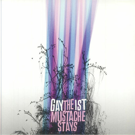 The Mustache Stays - Grey Vinyl LP vinyl record cover