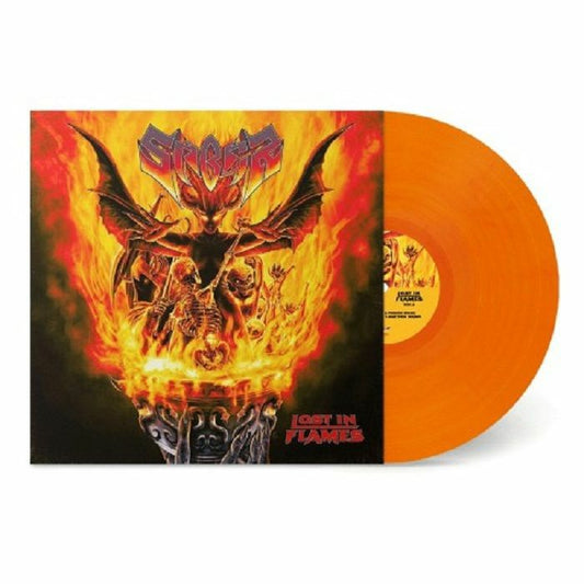 Lost In Flames - Orange Vinyl LP vinyl record cover