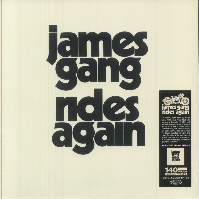 James Gang Rides Again - Vinyl LP vinyl record cover