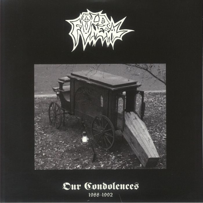 Our Condolences - Black & White Split Vinyl 2xLP vinyl record cover