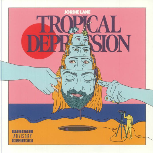 Tropical Depression - Blue Marbled Vinyl LP vinyl record cover