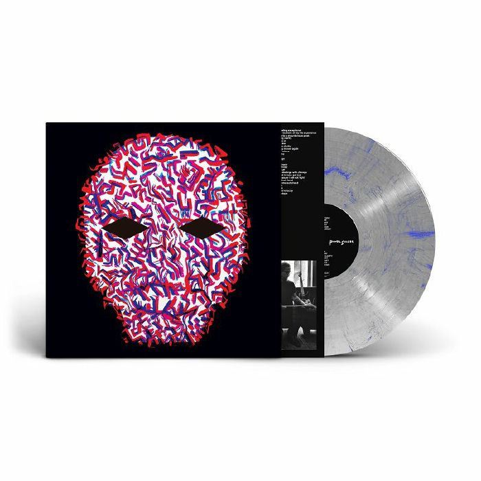 Power Sucker - Silver & Blue Swirl Vinyl LP vinyl record cover