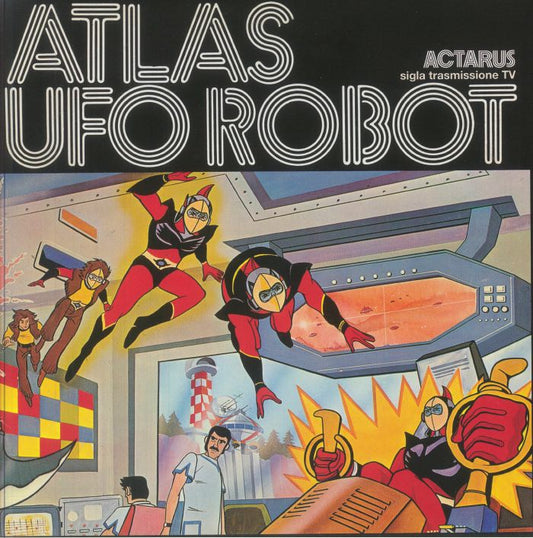 Atlas UFO Robot - 50th Anniversary Clear Vinyl LP vinyl record cover