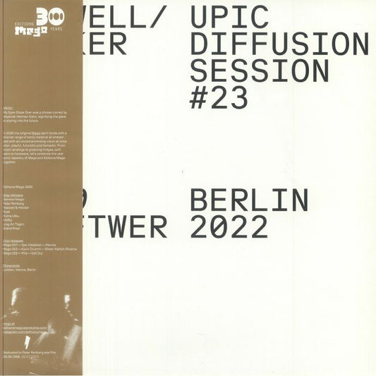 UPIC Diffusion Session #23 - Vinyl LP vinyl record cover