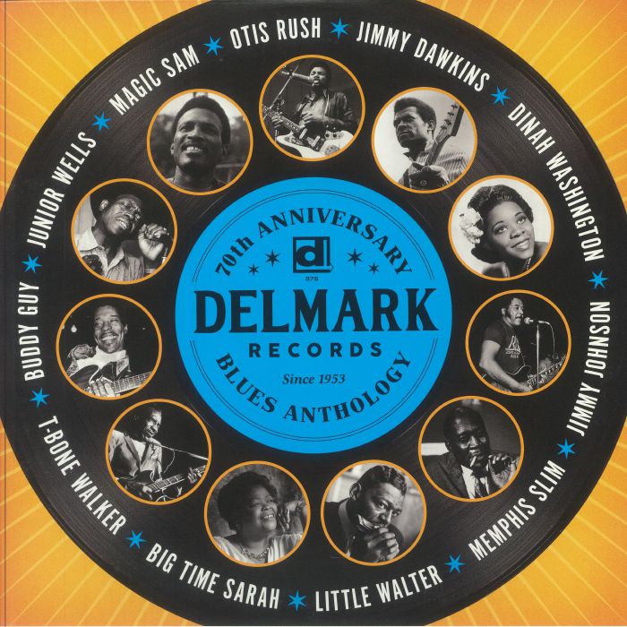Delmark Records 70th Anniversary Blues Anthology - Vinyl LP vinyl record cover
