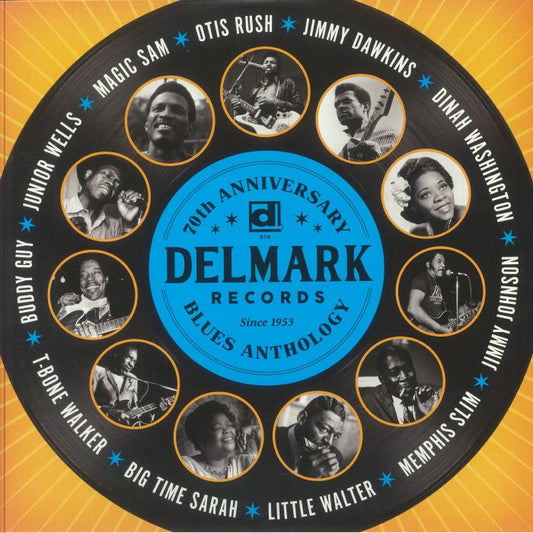 Delmark Records 70th Anniversary Blues Anthology - Vinyl LP vinyl record cover