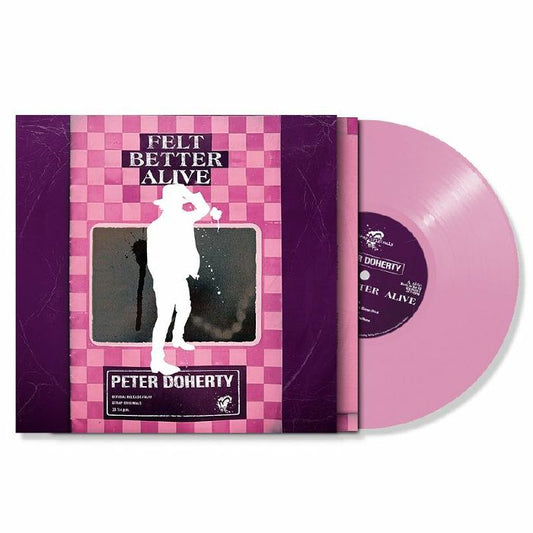 Felt Better Alive - Light Rose Vinyl LP vinyl record cover