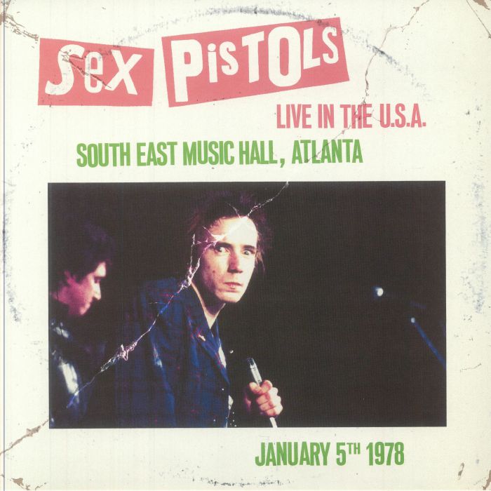 Live At The South East Music Hall Atlanta USA 1978 - Red Vinyl LP vinyl record cover