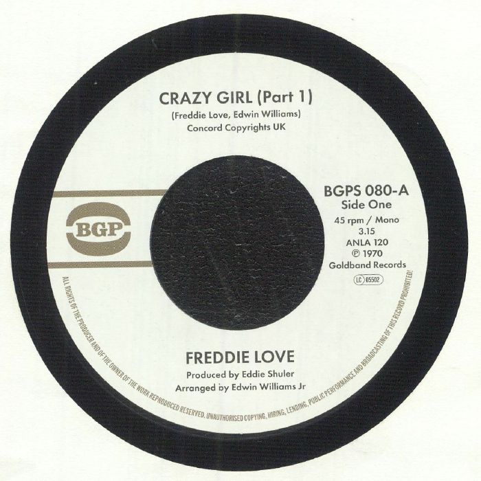 Crazy Girl - Vinyl Single vinyl record cover