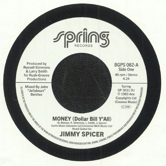 Money (Dollar Bill Y'all) - Vinyl Single vinyl record cover