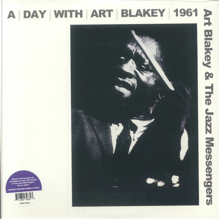 A Day With Art Blakey 1961 - Purple Vinyl 2xLP vinyl record cover