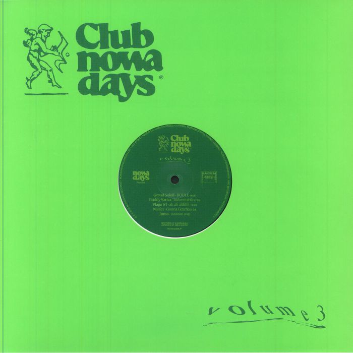 Club Nowadays Vol 3 & 4 - Vinyl LP vinyl record cover