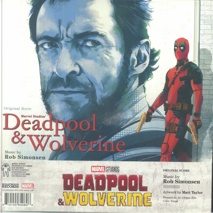 Deadpool & Wolverine (Soundtrack) - Red & Orange 2xLP vinyl record cover